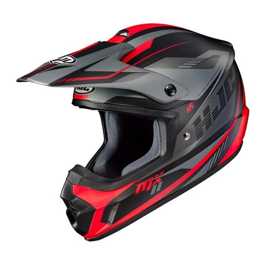 Helmets * | Cheapest Plastic Hjc Cs-Mx 2 Drift Helmet Red Grey