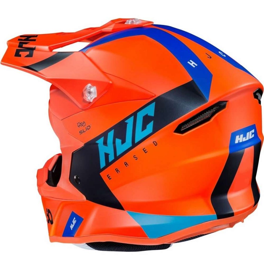 Helmets * | Hot Sale Plastic Hjc I50 Erased Helmet Orange Blue