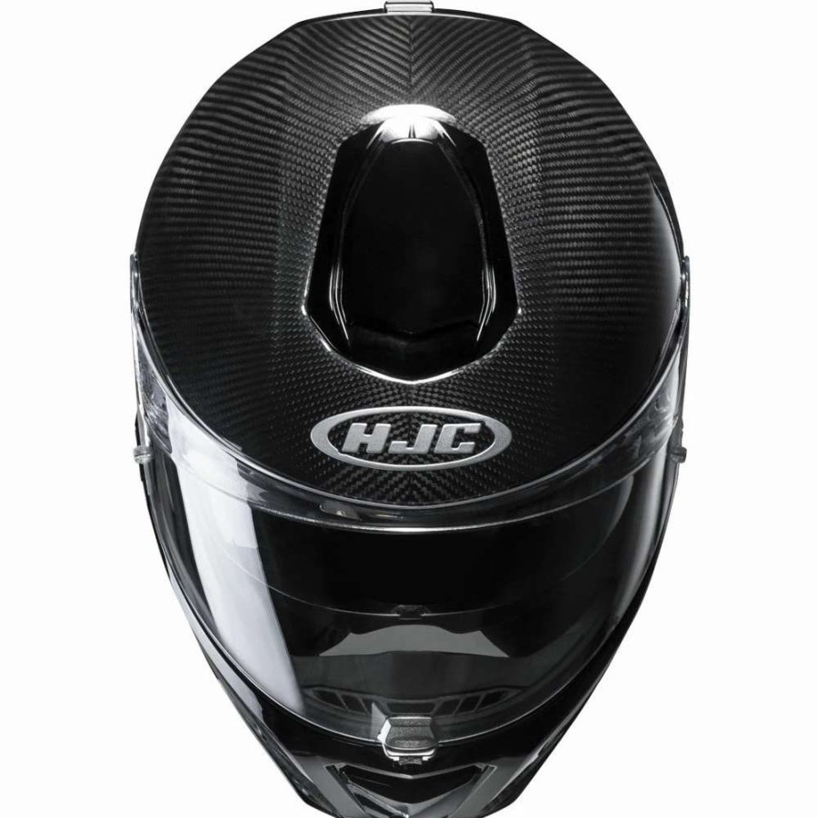 Helmets * | Cheap Fiber Hjc Rpha 90S Carbon Modular Helmet Black