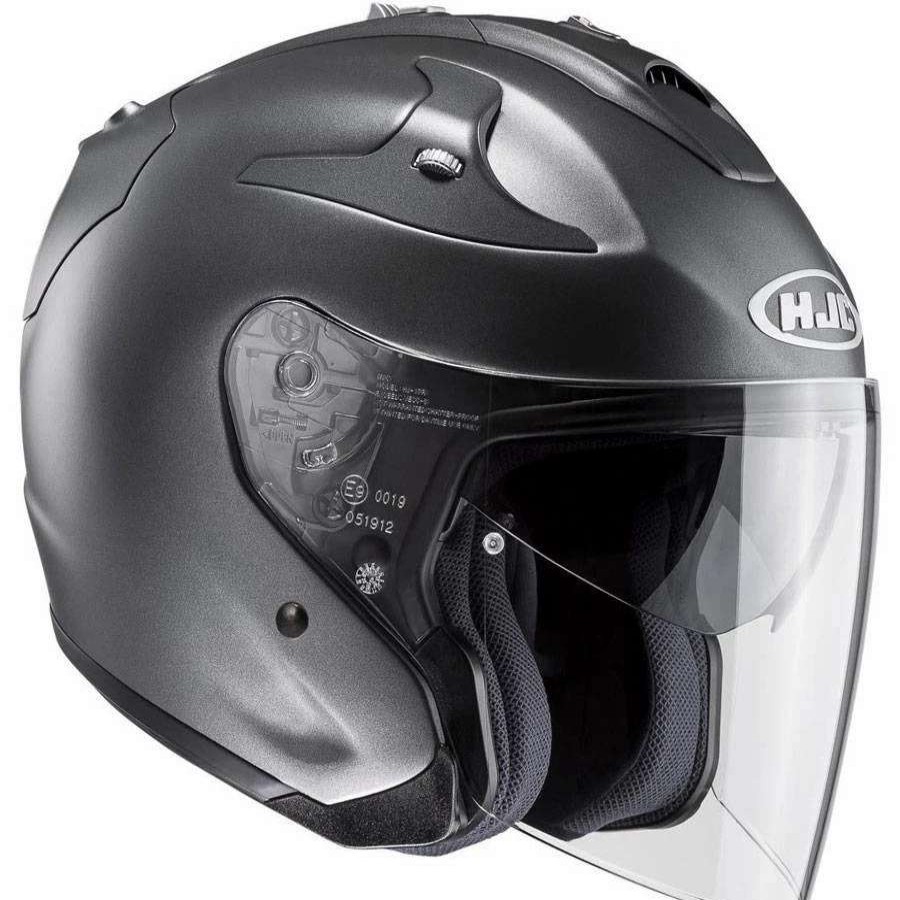 Helmets * | Best Sale Fiber Hjc Casco Fg Jet Titanium Matt