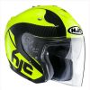 Helmets * | Flash Sale Fiber Hjc Fg Jet Acadia Yellow