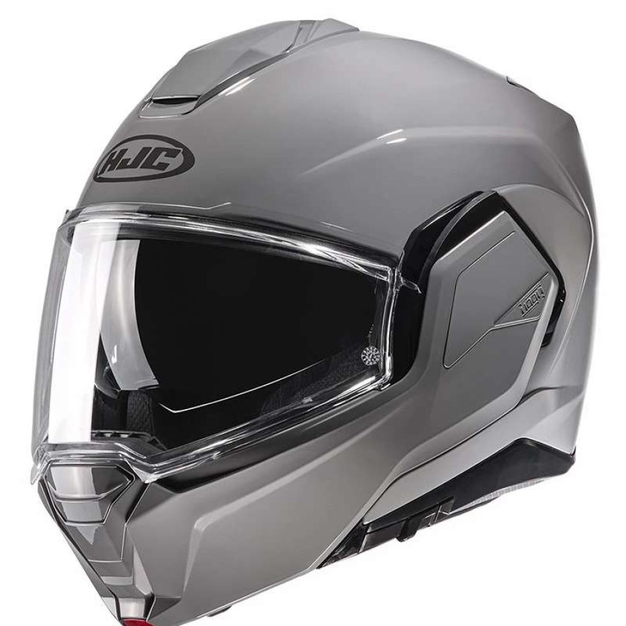 Helmets * | Best Sale Plastic Hjc I100 Modular Helmet Nardo Grey