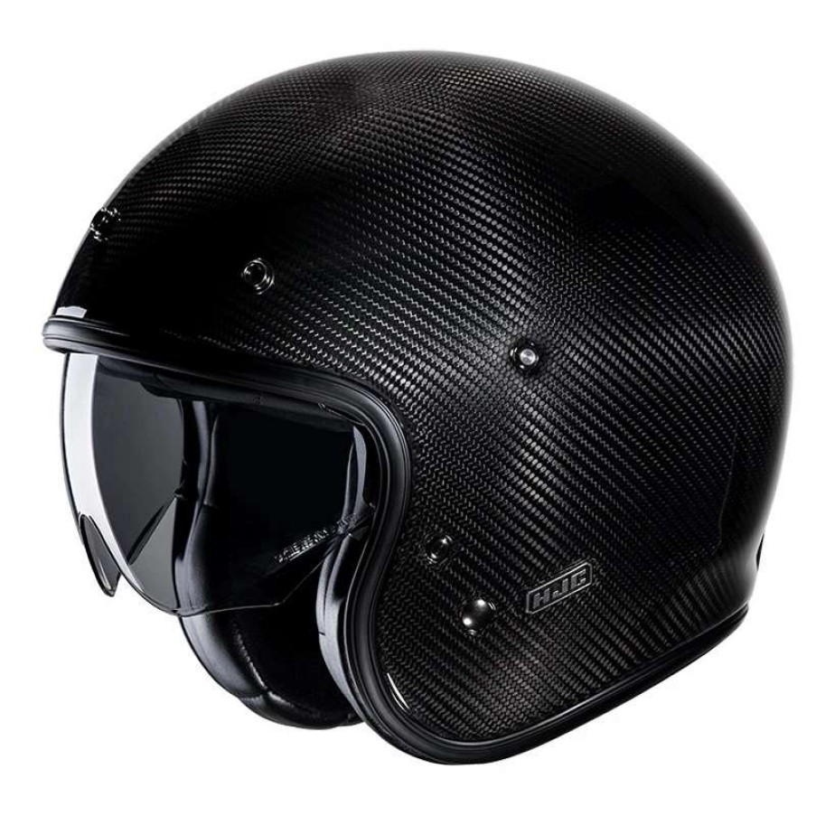 Helmets * | Hot Sale Custom Hjc V31 Carbon Helmet Black