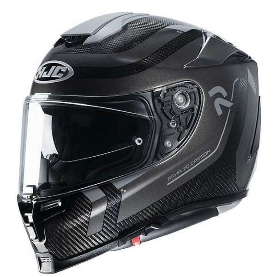 Helmets * | Cheap Fiber Hjc Rpha 70 Carbon Reple Helmet Black