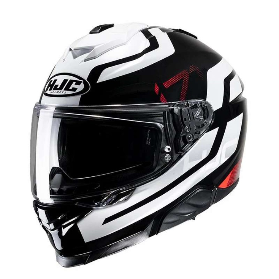 Helmets * | Deals Plastic Hjc I71 Enta Helmet Black Red