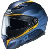 Helmets * | Cheap Fiber Hjc F70 Feron Helmet Blue Yellow