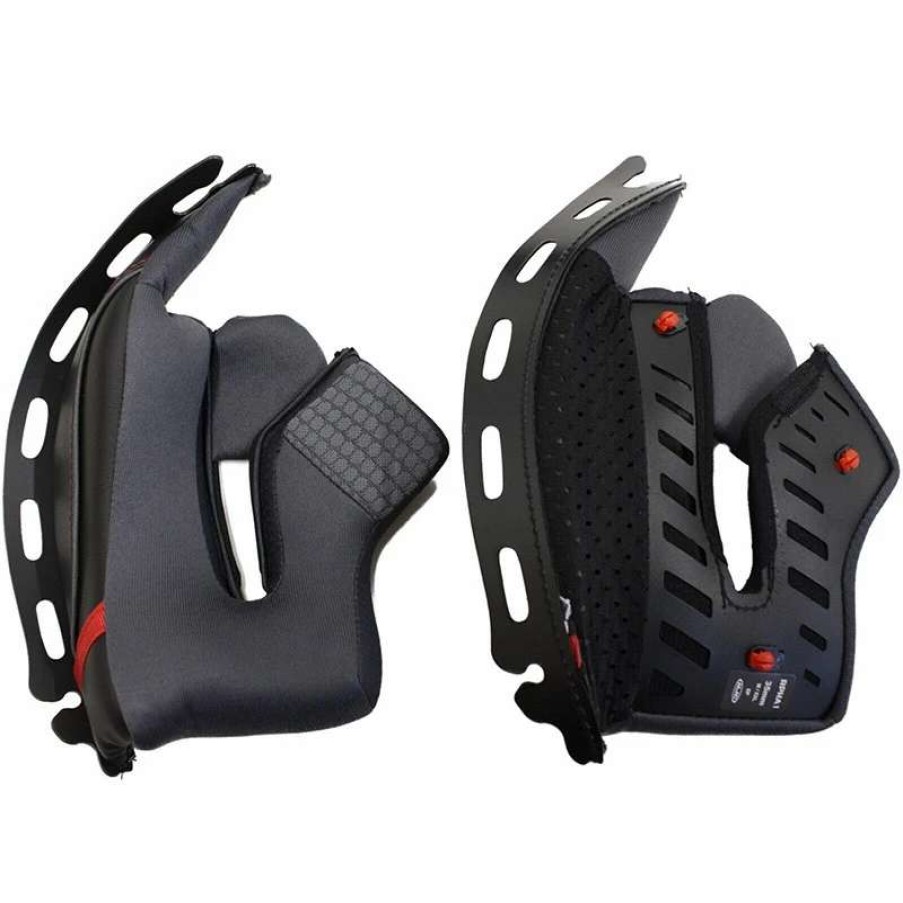 Helmets * | Top 10 Inner Padding Hjc Rpha 1 Cheek Pads Black