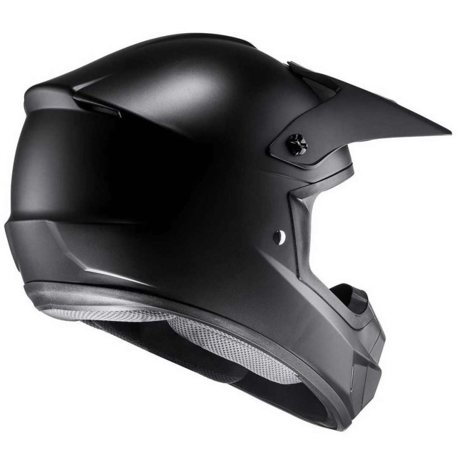 Helmets * | Brand New Plastic Hjc Cs-Mx 2 Semi Flat Helmet Black