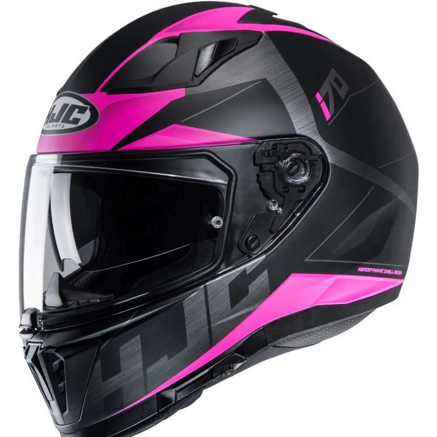 Helmets * | Budget Plastic Hjc I70 Eluma Helmet Black Pink