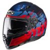 Helmets * | Best Reviews Of Plastic Hjc I70 Alligon Helmet Red Blue