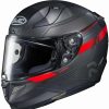 Helmets * | Outlet Fiber Hjc Rpha 11 Carbon Nakri Helmet Black Red