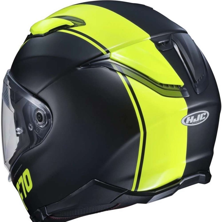 Helmets * | Cheap Fiber Hjc F70 Mago Helmet Black Yellow