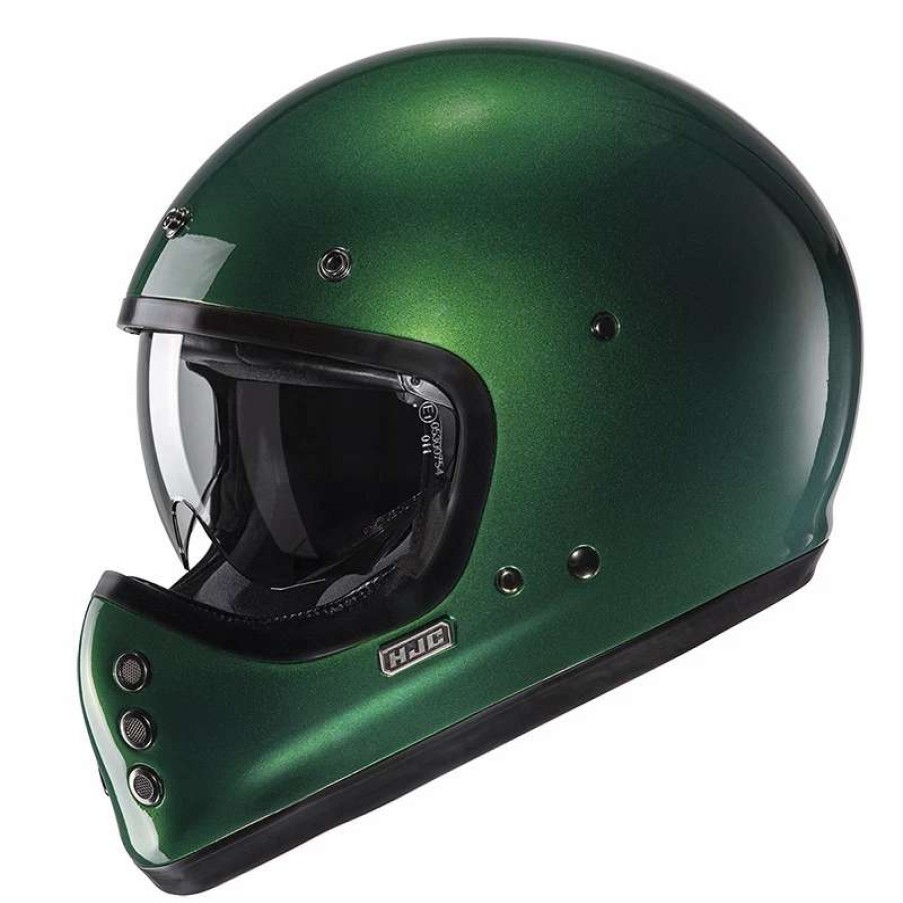 Helmets * | Buy Fiber Hjc V60 Deep Helmet Green