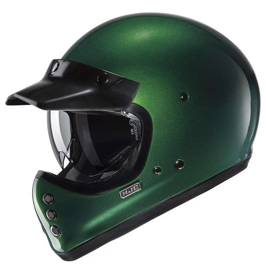 Helmets * | Buy Fiber Hjc V60 Deep Helmet Green