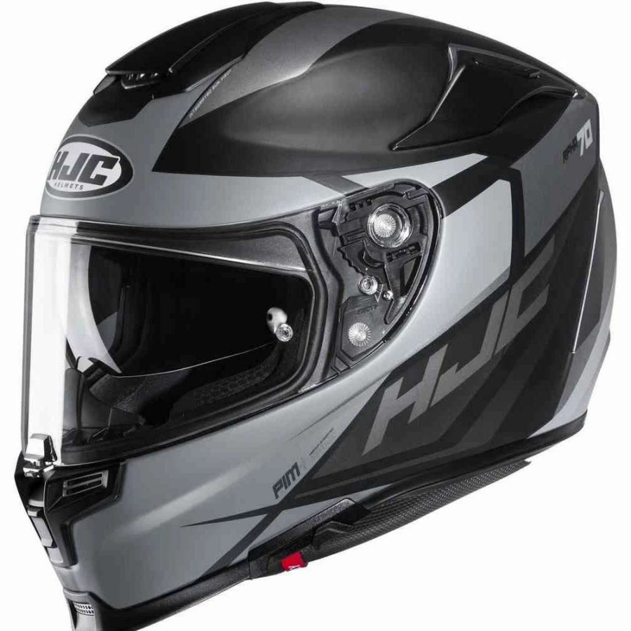 Helmets * | Cheap Fiber Hjc Rpha 70 Sampra Helmet Grey Black