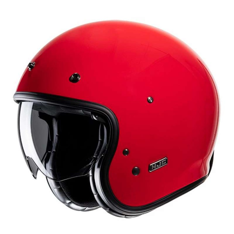 Helmets * | Deals Custom Hjc V31 Helmet Deep Red