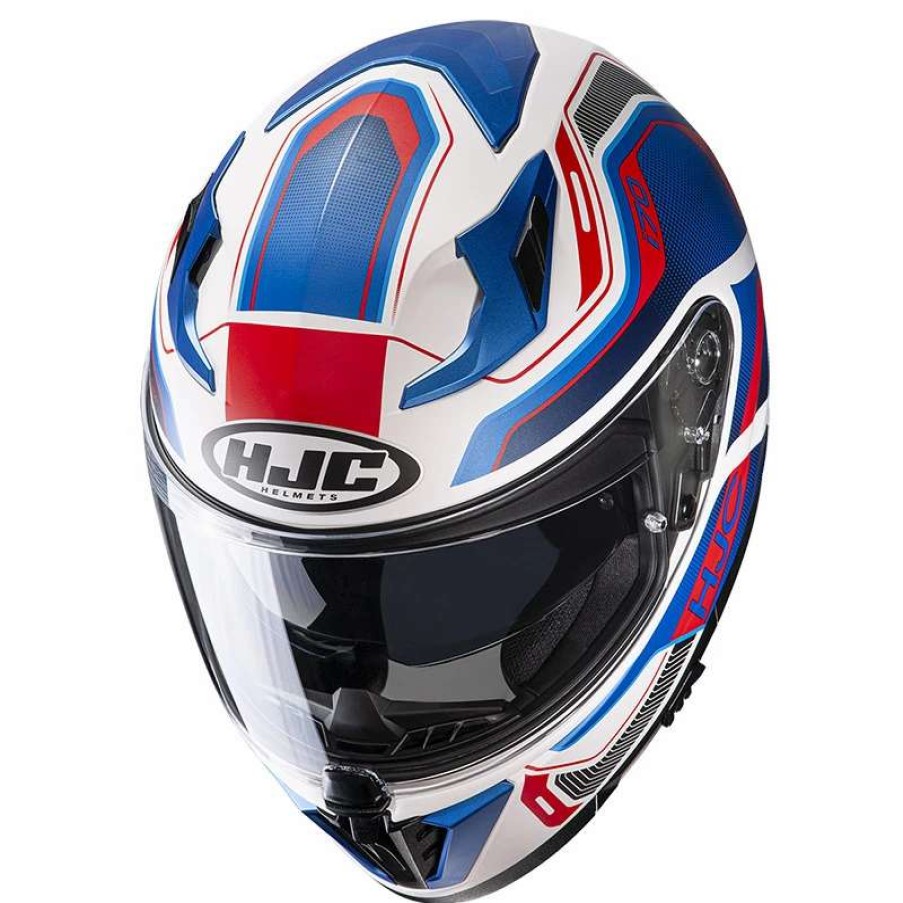 Helmets * | Promo Plastic Hjc I70 Lonex Helmet Blue Red