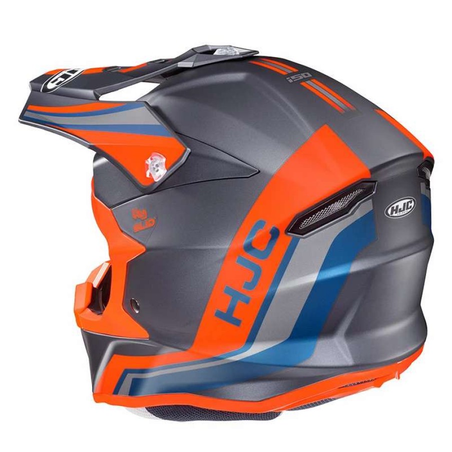 Helmets * | Coupon Plastic Hjc I50 Flux Helmet Orange Grey