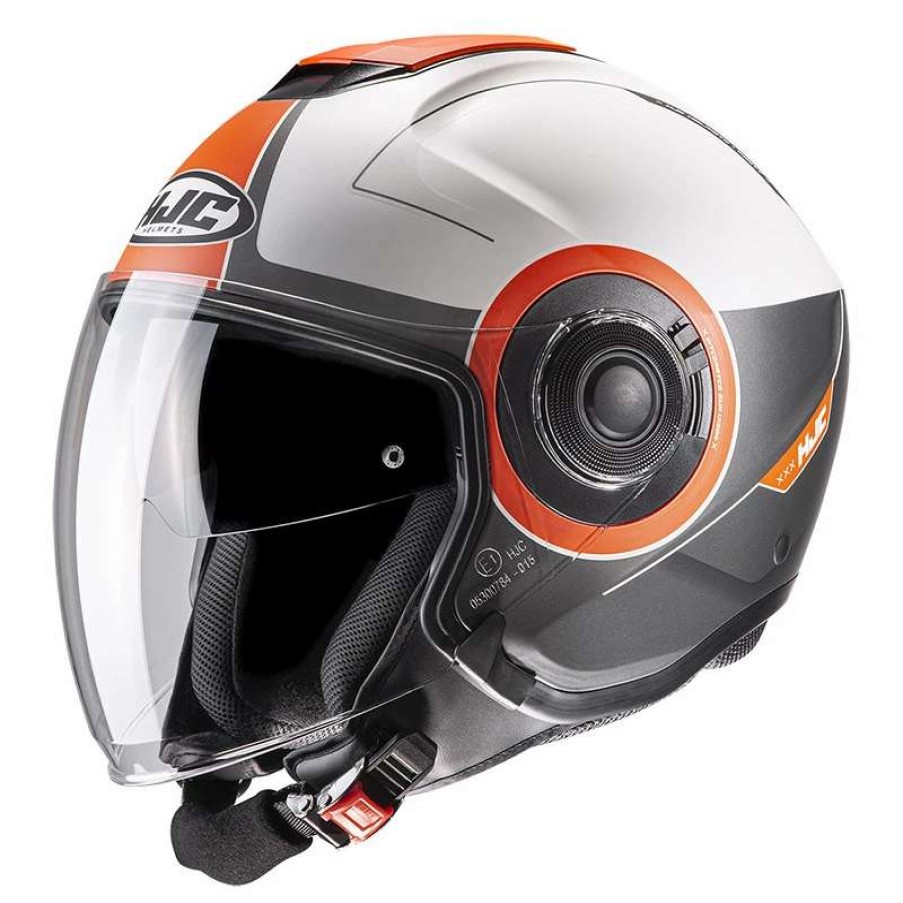 Helmets * | Budget Plastic Hjc I40 Panadi Helmet Orange Grey