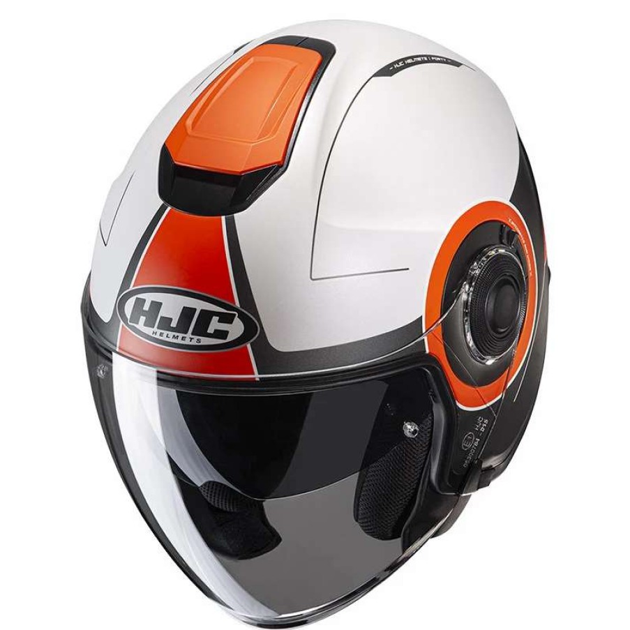 Helmets * | Budget Plastic Hjc I40 Panadi Helmet Orange Grey