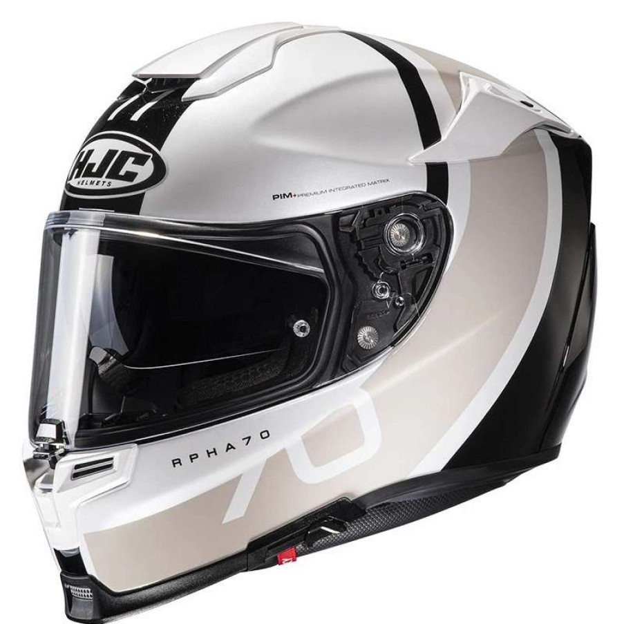 Helmets * | Best Sale Fiber Hjc Rpha 70 Paika Helmet Grey Black