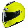 Helmets * | Flash Sale Plastic Casco Modulare Hjc C91 Fluo Yellow