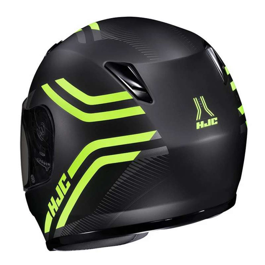 Helmets * | Deals Plastic Hjc Cl Y Strix Youth Helmet Black Yellow