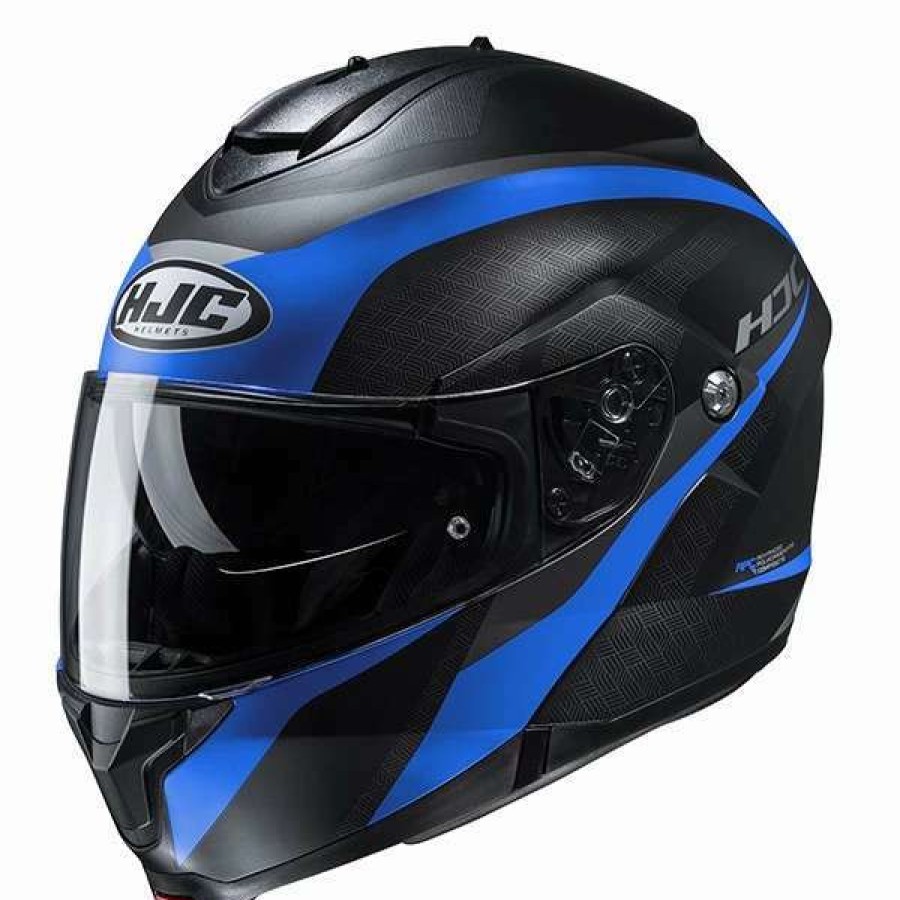 Helmets * | New Plastic Hjc C91 Taly Modular Helmet Blue