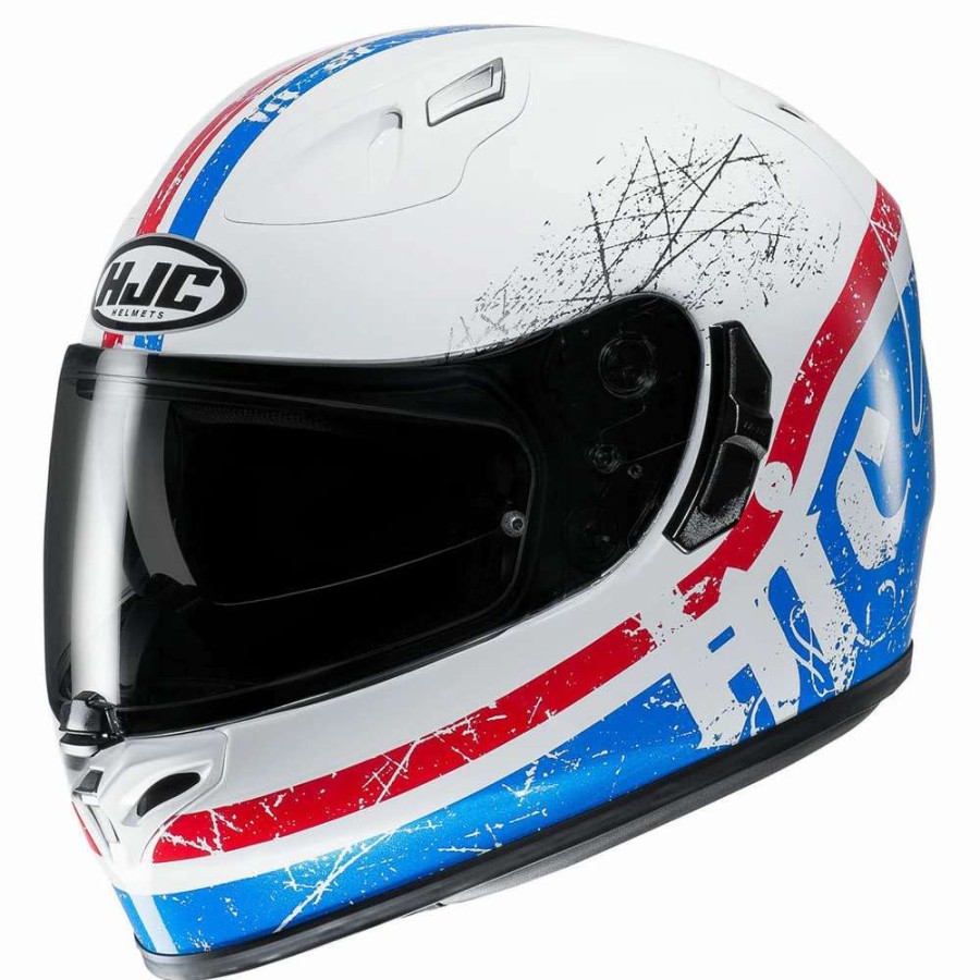 Helmets * | Cheapest Fiber Full Face Helmet Hjc Fg St Labi White