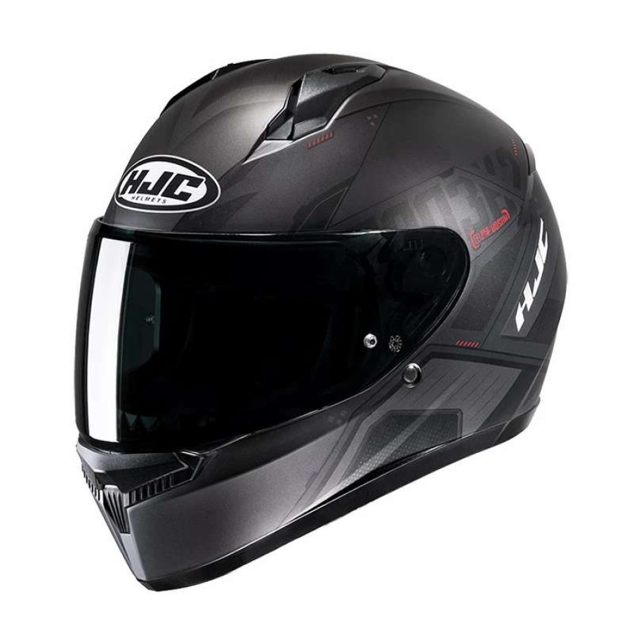 Helmets * | Wholesale Plastic Hjc C10 Inka Helmet Red Black