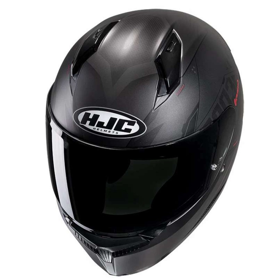 Helmets * | Wholesale Plastic Hjc C10 Inka Helmet Red Black