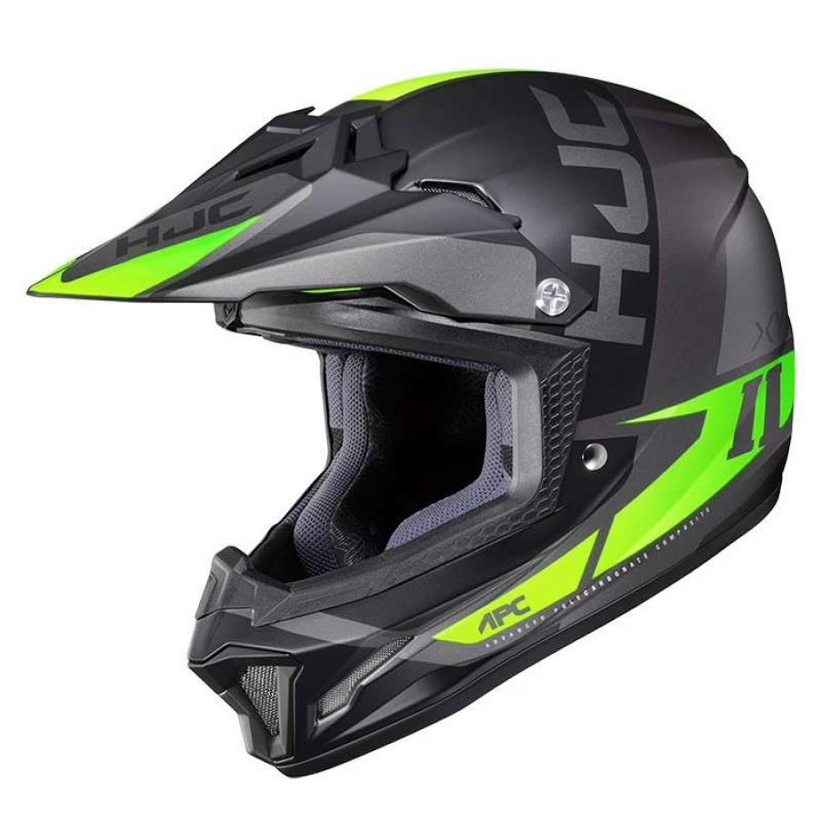 Helmets * | Coupon Plastic Hjc Cl-Xy 2 Creed Kid Helmet Green Black