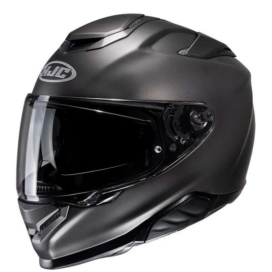 Helmets * | Top 10 Fiber Hjc Rpha 71 Helmet Titanium Matt