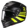 Helmets * | Outlet Fiber Hjc Rpha 70 Stipe Helmet Yellow