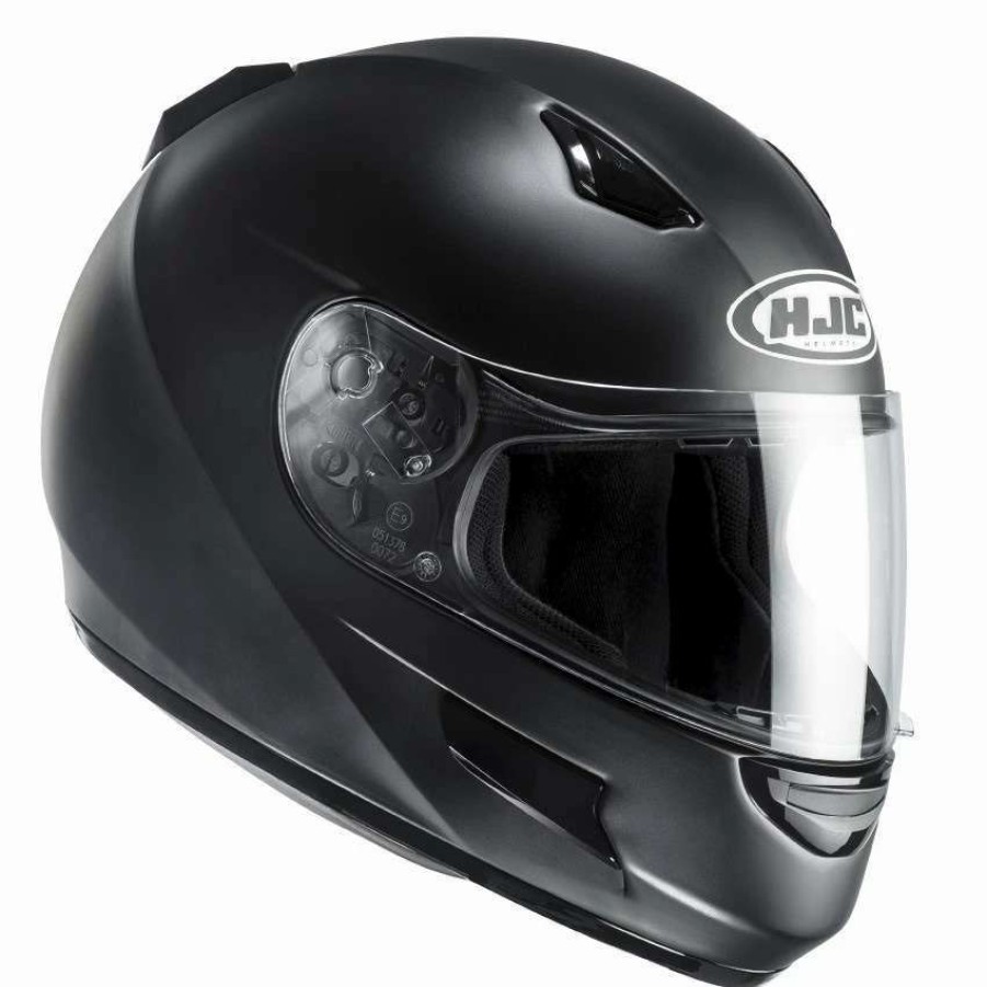 Helmets * | New Plastic Hjc Cl-Sp Solid Helmet Black