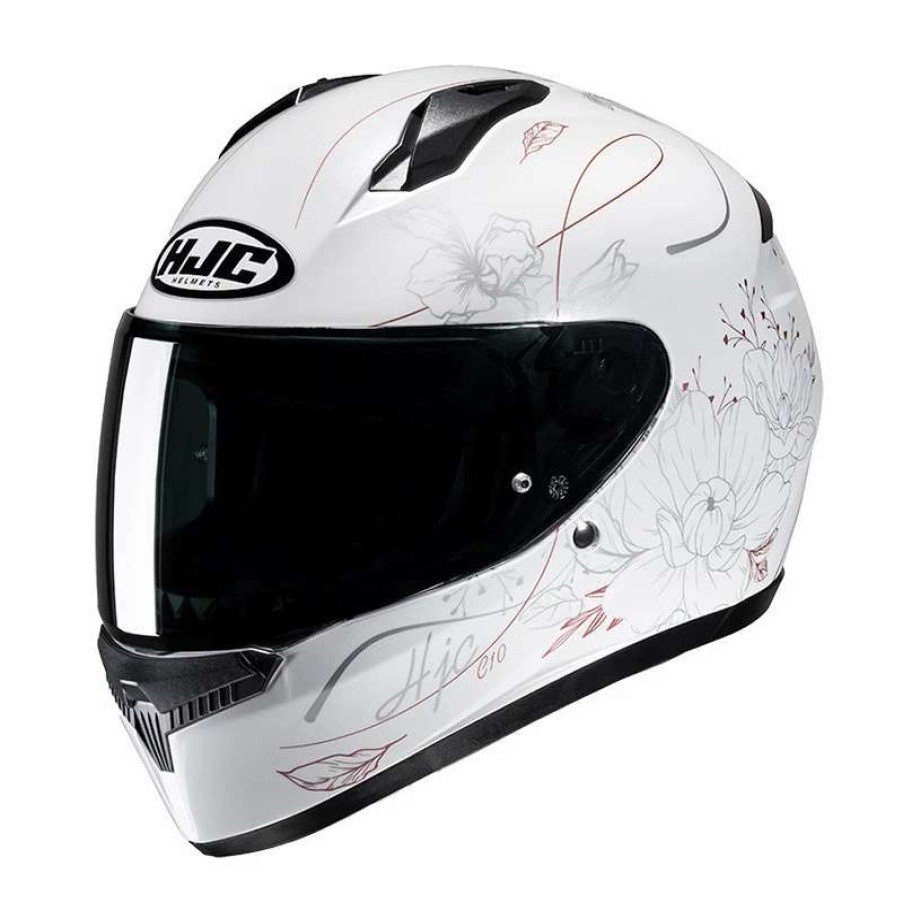 Helmets * | Cheap Plastic Hjc C10 Epik Helmet White Pink