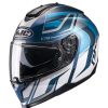 Helmets * | Buy Plastic Hjc C70 Lantic Helmet Blue White