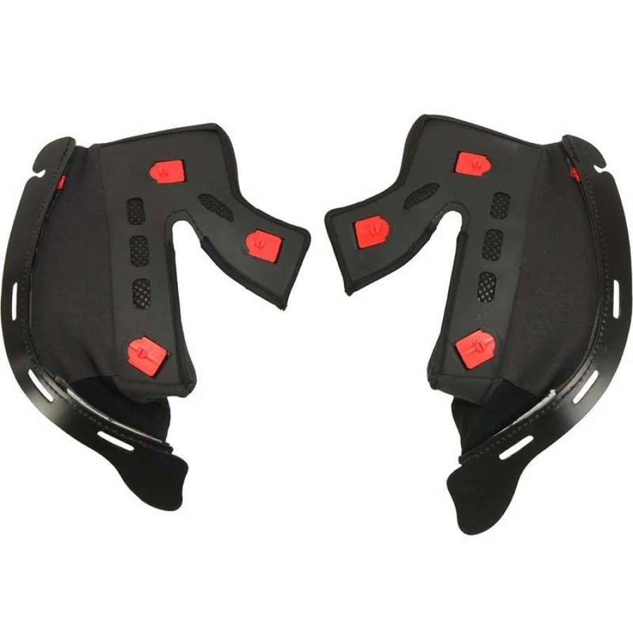 Helmets * | Best Sale Inner Padding Hjc Rpha 11 Carbon Cheek Pads Black