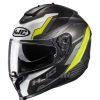 Helmets * | New Plastic Hjc C70 Silon Helmet Black Yellow