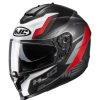 Helmets * | Discount Plastic Hjc C70 Silon Helmet Black Red