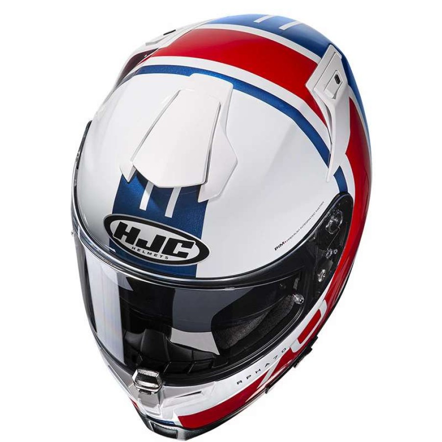 Helmets * | Best Reviews Of Fiber Hjc Rpha 70 Paika Helmet Red Blue