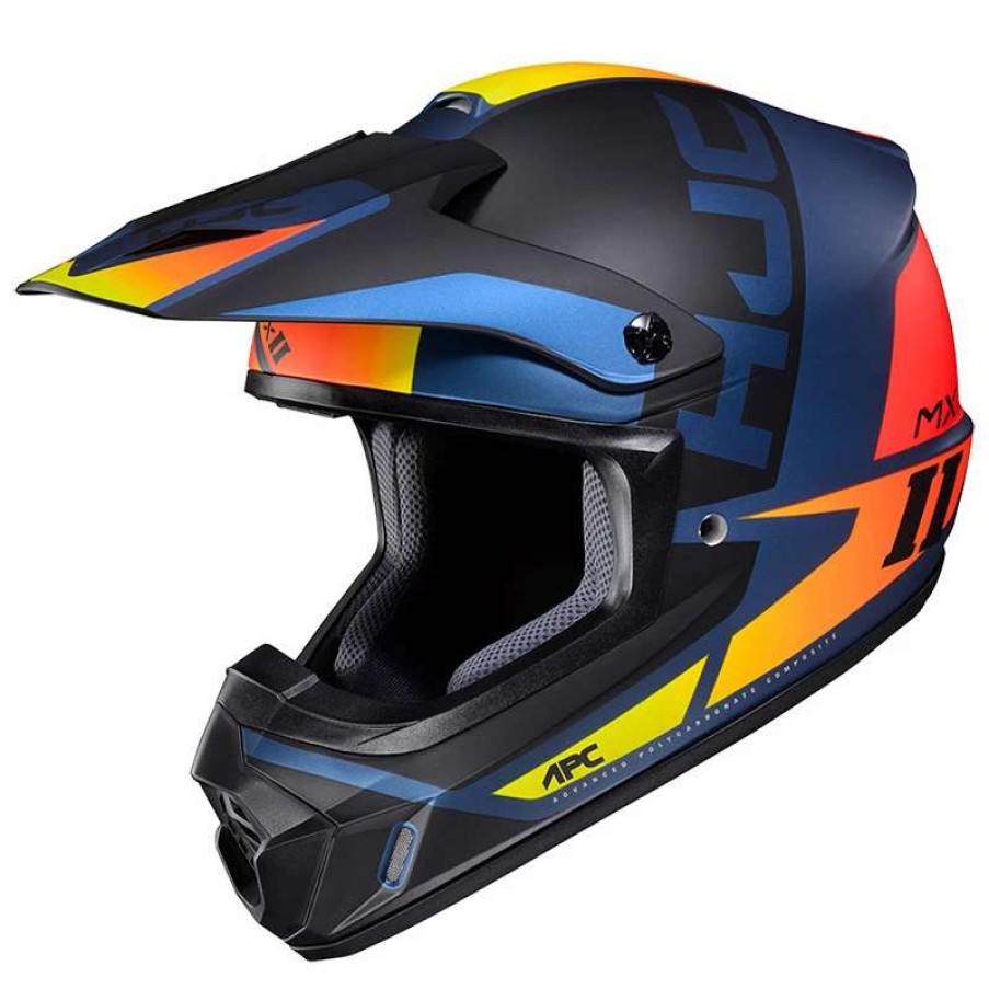 Helmets * | Cheap Plastic Hjc Cs-Mx 2 Creed Helmet Orange Blue