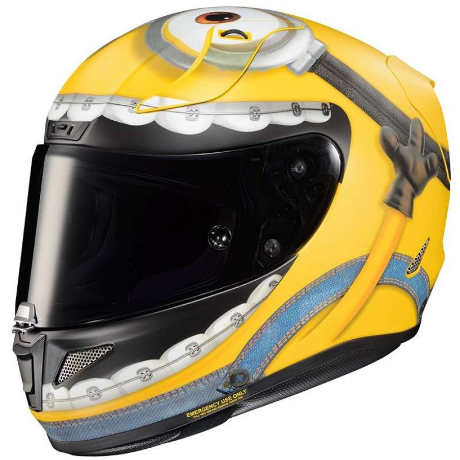 Helmets * | Outlet Fiber Hjc Rpha 11 Otto Minions Helmet Yellow