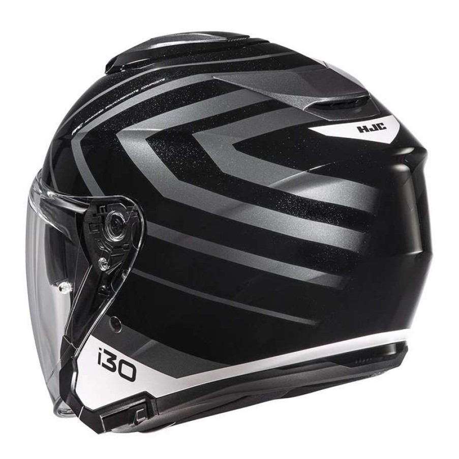 Helmets * | Discount Plastic Hjc I30 Zetra Helmet Black Grey