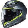 Helmets * | Wholesale Fiber Hjc F70 Feron Helmet Black Yellow