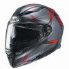 Helmets * | New Fiber Hjc F70 Dever Helmet Red