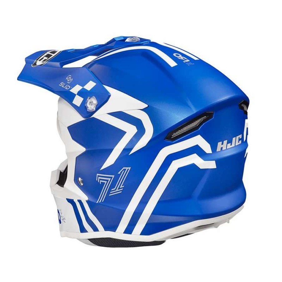 Helmets * | Outlet Plastic Hjc I50 Hex Helmet Blue White