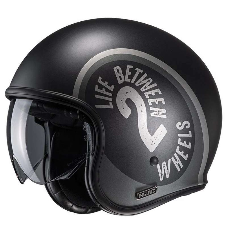 Helmets * | Best Deal Custom Hjc V30 Harvey Helmet Black Grey