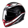 Helmets * | Discount Fiber Hjc F70 Diwen Helmet Black Red