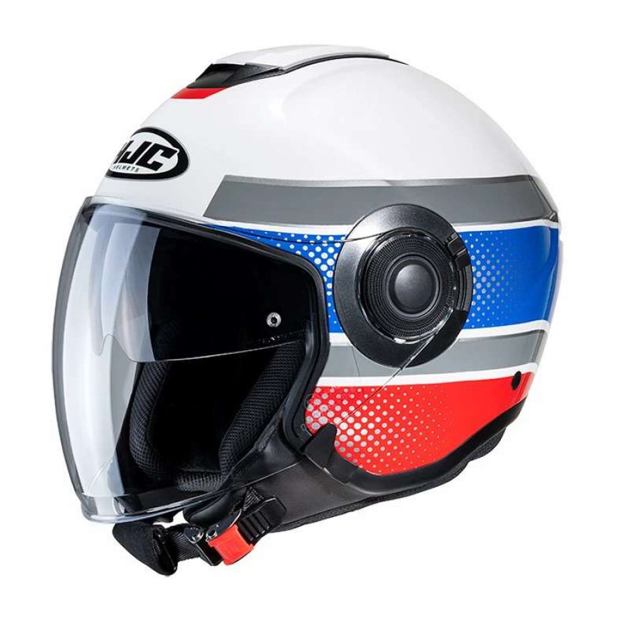 Helmets * | Budget Plastic Hjc I40 Tolan Helmet Blue Red